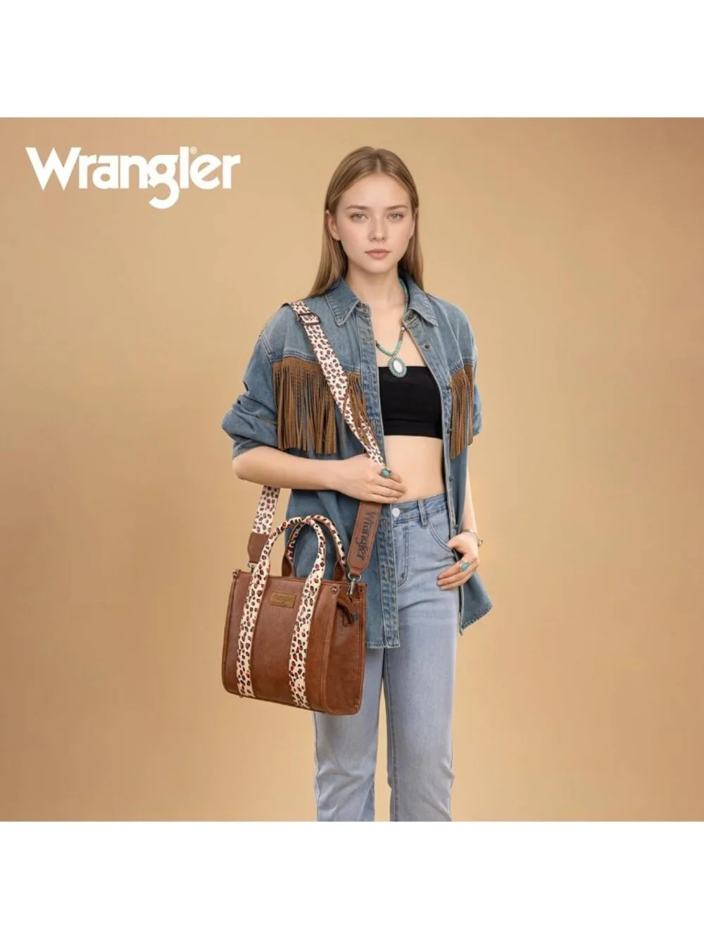 Stylish Aztec Western Satchel Crossbody Bag for Women - Chic Top Handle Purse
